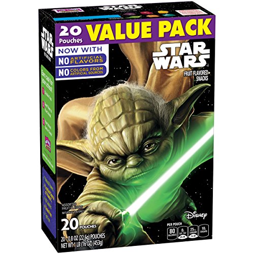 Betty Crocker Fruit Snacks Fruit Flavored Snacks, Star Wars, 20 Count