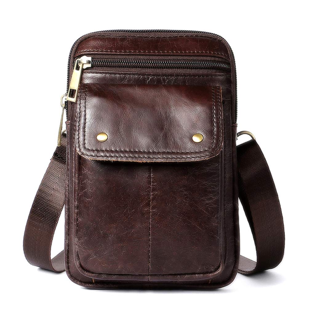 Mua ショルダーバッグ 本革 ウエストバッグ メンズ 革 ウエストポーチ レディース レザー ワンショルダー カバン 斜めがけ 防水 男性用 Tren Amazon Nhật Chinh Hang 21 Fado