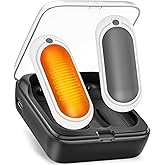 TempBliss 2 Pack Hand Warmers Rechargeable with Charging Case, Electric Portable Hot Hands Hand Warmers, Pocket-Sized Double Sides Heater, Winter/Outdoor/Indoor for Men Women