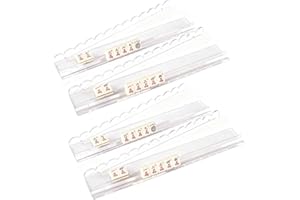 4PCS Mahjong Racks with Pushers, Upgraded American Mahjong Stand Set with Separate Pushers, Convenient and Sturdy Holder Comb