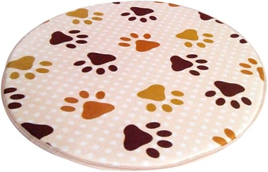Amazon Com Lingery 1pc 30cm 11 8 Small Round Soft Shaggy Non Slip Absorbent Bath Mat Memory Foam Bathroom Shower Rugs Carpet Bath Mat Bath Rugs Mats Non Slip Mat Soft P Home Kitchen