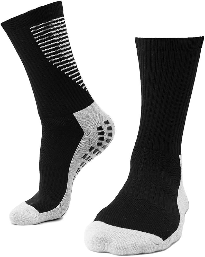 Playwear Football Grip Socks (Black, One Size) Amazon.co.uk Clothing