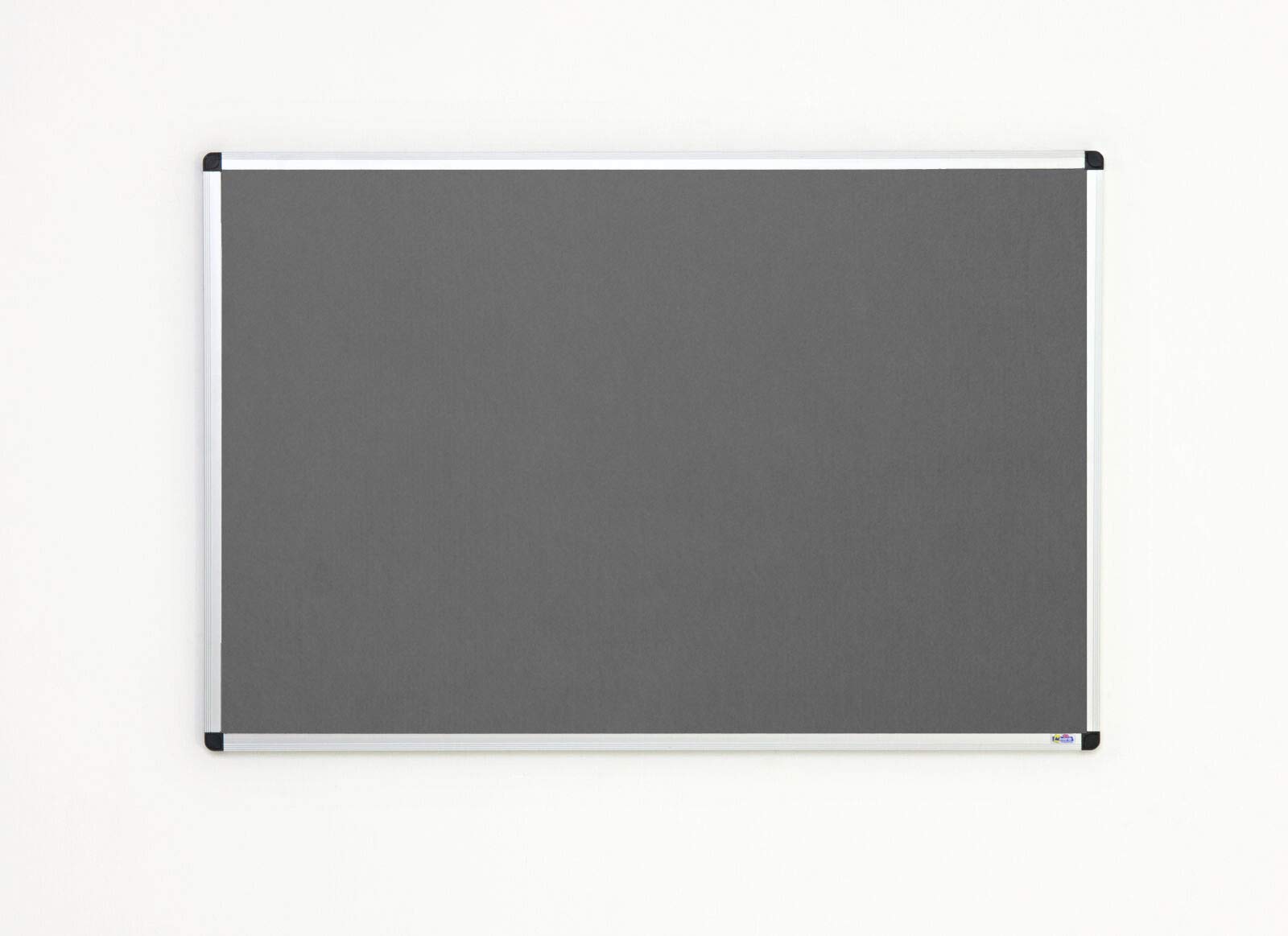 Classic Felt Noticeboards for Office, Home and Schools - Grey, 90cm x 60cm