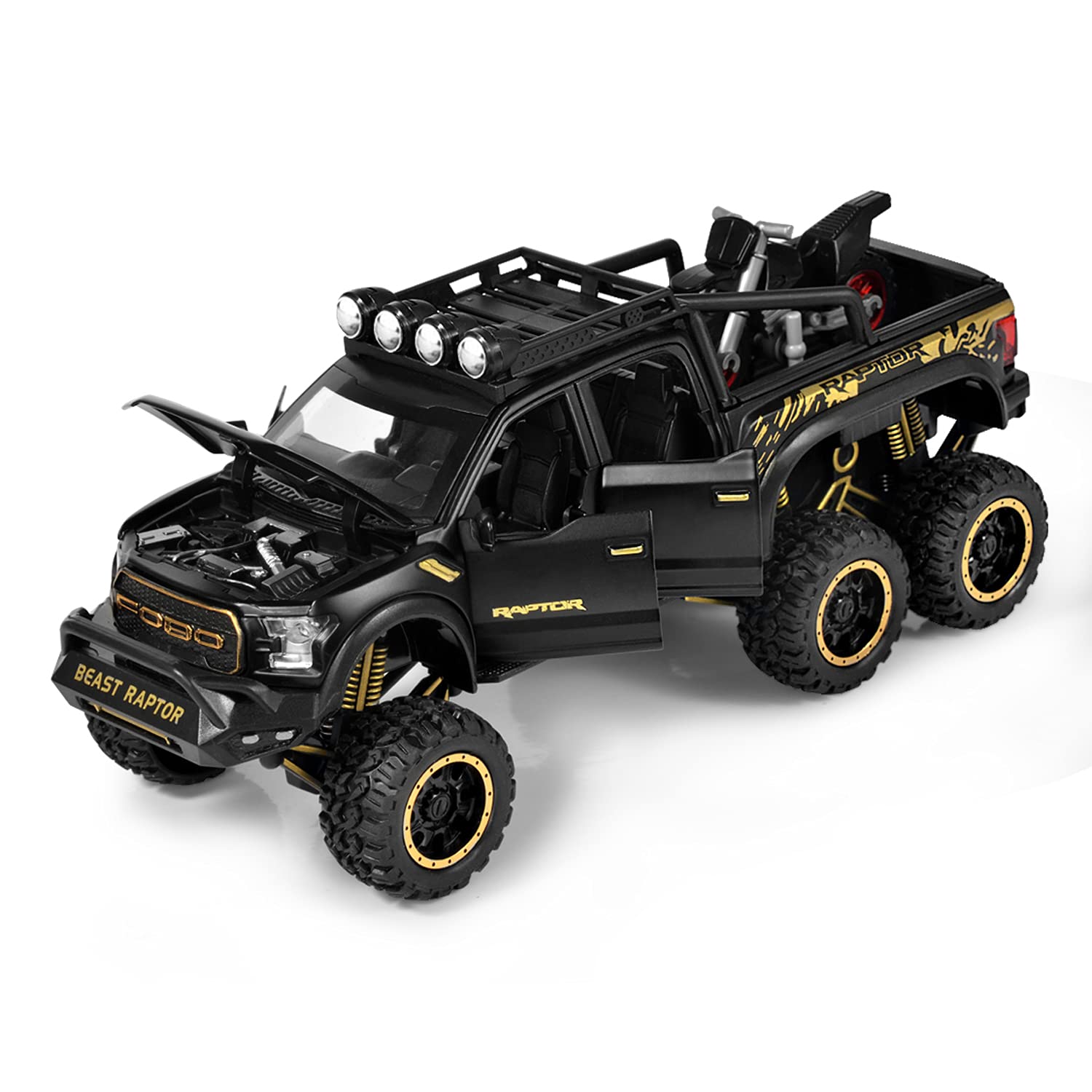 Mua SASBSC F-150 Pickup Truck Toy Refitted 6x6 Off-Road Model Truck 1/ ...