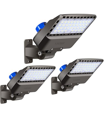 Amazon.com: Juyace 150W Dusk to Dawn LED Parking lot Flood Light