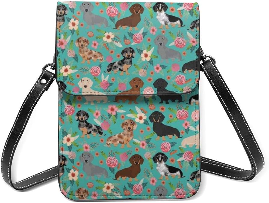 Sac Fourre-tout En Toile Avec Motif Teckel – 40 × 35 Cm – Idéal Quotidien, Courses, Université – Cadeau Fan De Chiens