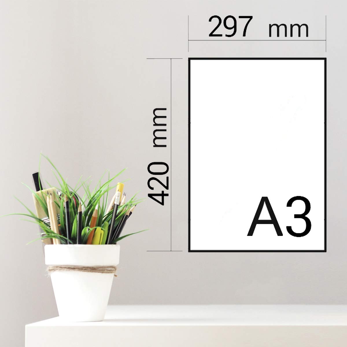 25 Fogli Cartoncino Da Disegno Max Bringmann - DIN A3, 200 G/mq, Bianco - Foto 6