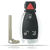 SUPALAND Key Fob Keyless Entry Fits for 1997-2014 Mercedes Benz C CL E GL ML R S Class / Sprinter 300 SL Series Remote Control Key Replacement FCC ID:IYZ3312 IYZDC