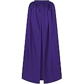 Kids Cloak Cape Costume for Halloween Cosplay, Medieval Knight Wizard Vampire Witch Robe for Boys Girls Ages 3-16