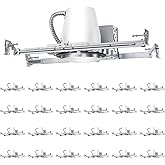 Anyhome 24 Pack 4 Inch Recessed Light Housing,Can Light Housing,New Construction,90° Rotation Hanger Bars,E26 Base,IC Rated,Air Tight,ETL Listed