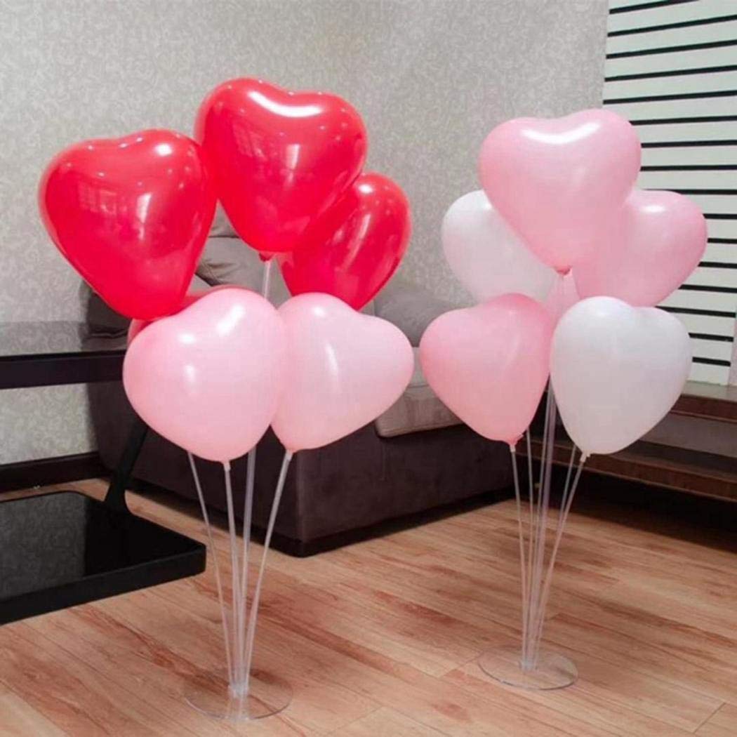 banlany Kids Birthday Party Wedding Balloon Stand Decoration Plastic Balloon Stick Balloon Stand