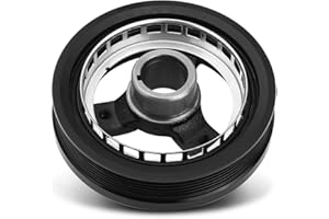 A-Premium Engine Harmonic Balancer Crankshaft Pulley - OHV 3.1L 3.4L - 94-05 - Compatible with Chevrolet, Buick, Pontiac & Ol