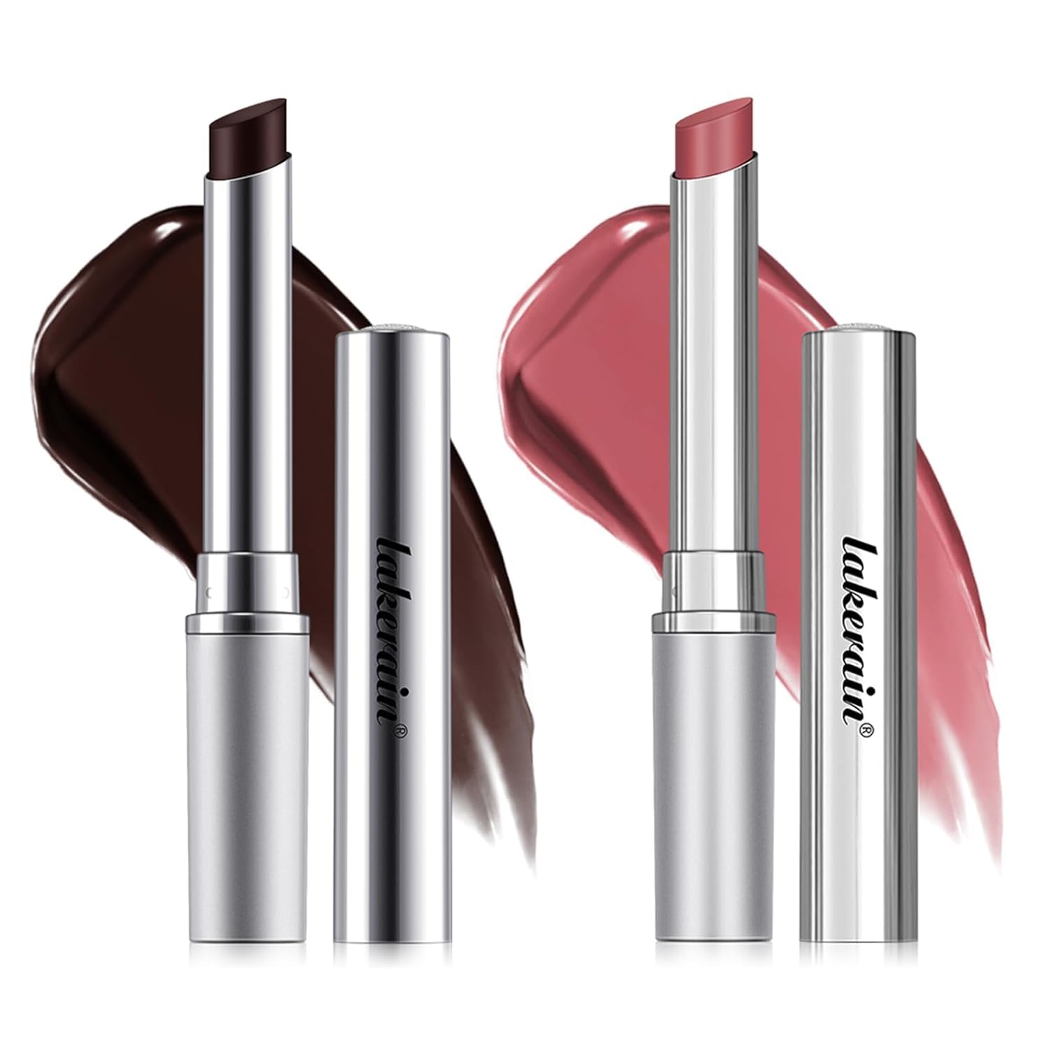 2PCS Honey Lipstick, Black &Pink Hydrating Tinted Lip Balm For Dry Lips, Nourishing Lip Balm Natural Black Cherry Tint Lipstick Lip Care Makeup