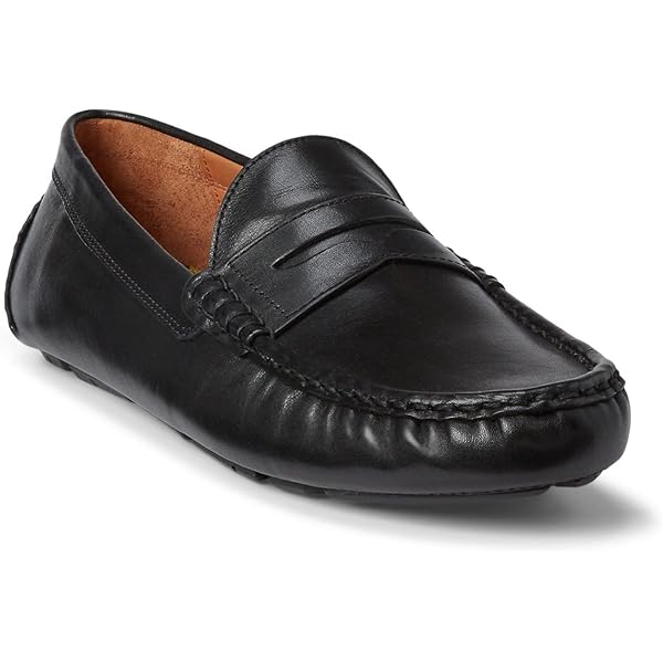 Amazon.com | POLO RALPH LAUREN Redden Loafer Deep Saddle Tan