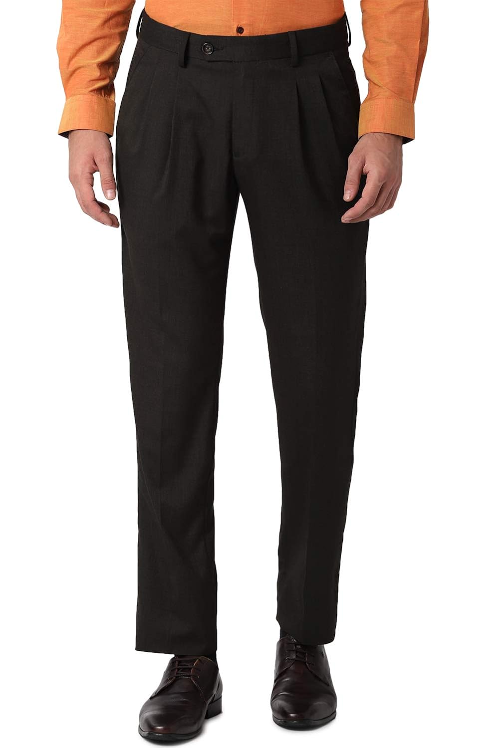 Buy Peter England Men's Slim Fit Formal Trousers at Amazon.in