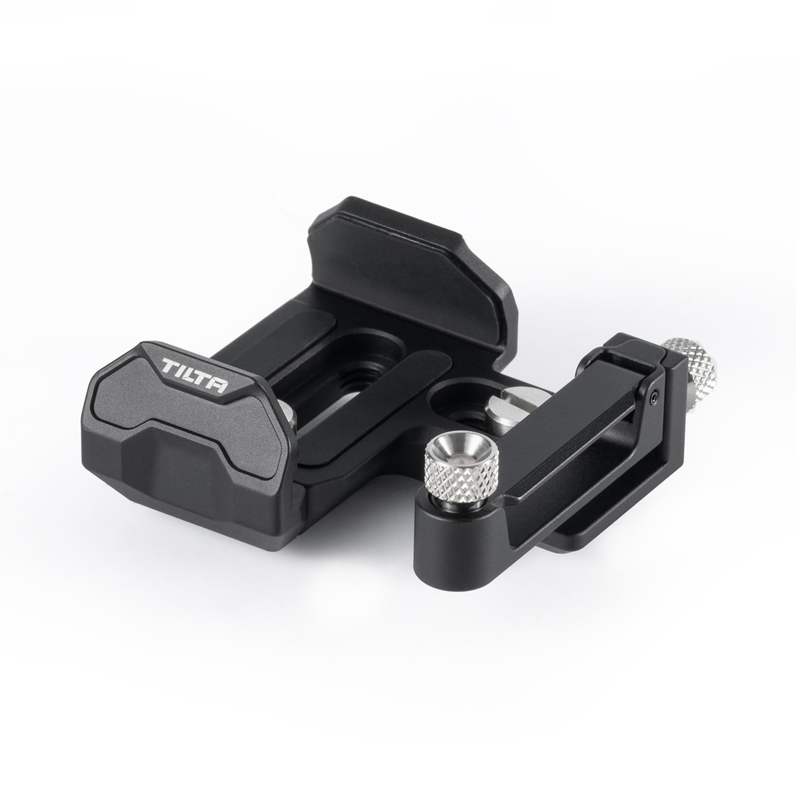 TILTA Universal SSD Drive Mount with Two 1/4″-20 Screws Compatible with Many SSDs, Fits 50-70 mm Wide and 15 mm Thick SSDs - Black TA-USDH2-B