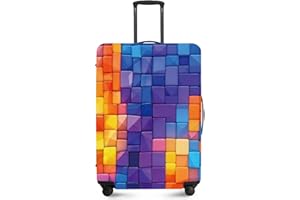 ANNA QUEEN Travel Luggage Cover Suitcase Protector Suitcase Cover Anti-Scratch,Stretchable Bag Cover Washable Durable Polyester