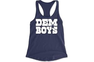 Expression Tees Dem Boys Dallas Racerback Tank Top for Women