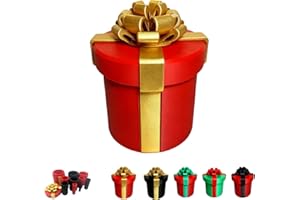 MOVVIYE Annoying Nested Screw Gift Box, The Annoying Present, Money Puzzle Box Cash Gift The Prank Box, Annoying Gift Box for Birthday, Christmas & Fun Party (Red A)