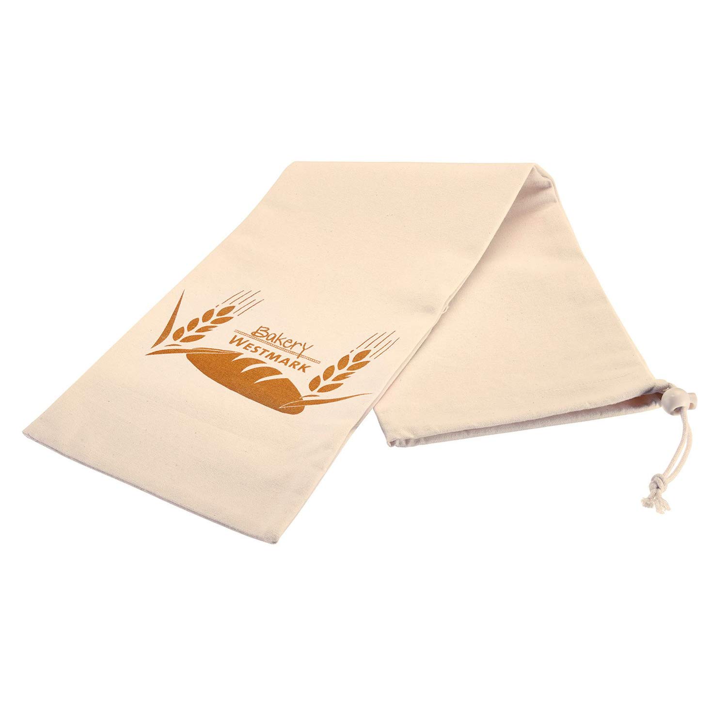 Westmark Baguette Bag/Storage Bag, with Drawstring, Cotton, Natural White, 32112270