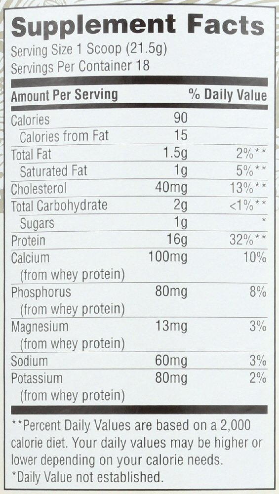 365 Everyday Value, Whey Protein Powder, Natural Vanilla Flavor, 13.7