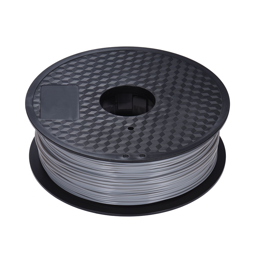 Color Optional PLA Filament 1kg/Roll 2.2lb 1.75mm for MakerBot Anet RepRap 3D Printer Pen Gray