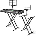 IA Stands ECT11 Adjustable X-Style Keyboard Stand with Music Sheet Holder