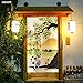 LIGICKY Japanese Style Noren Long Doorway Curtain Door Tapestry for Home Decoration 33.5 x 59 inch (Owls & Cats & Mountain)