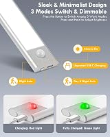 BLS LED Under Cabinet Lights 52LED Motion Sensor USB-C Rechargeable 1500mAh view 3