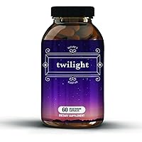 Twilight Sleep Aid - Sleep On Demand - Herbal - Lemon Balm, Corydalis, Chamomile, Melatonin and More - 60 count