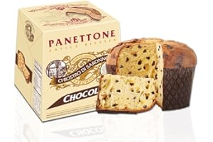 Chiostro Di Saronno TRADITIONAL DELICIOUS Chocolate Chip Christmas Panettone in HOLIDAY Gift Box FRESH Imported from Italy 500g