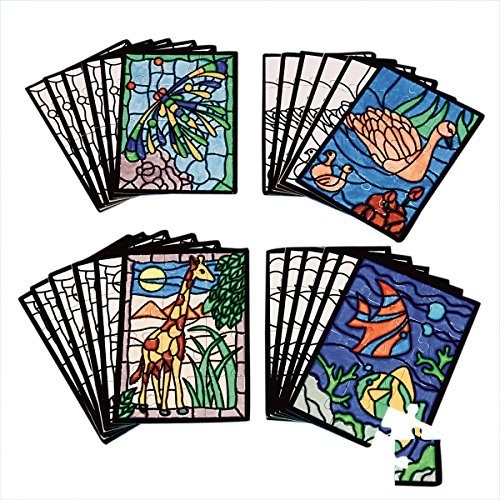 Mini Velvet Art Puzzles (Pack of 24)