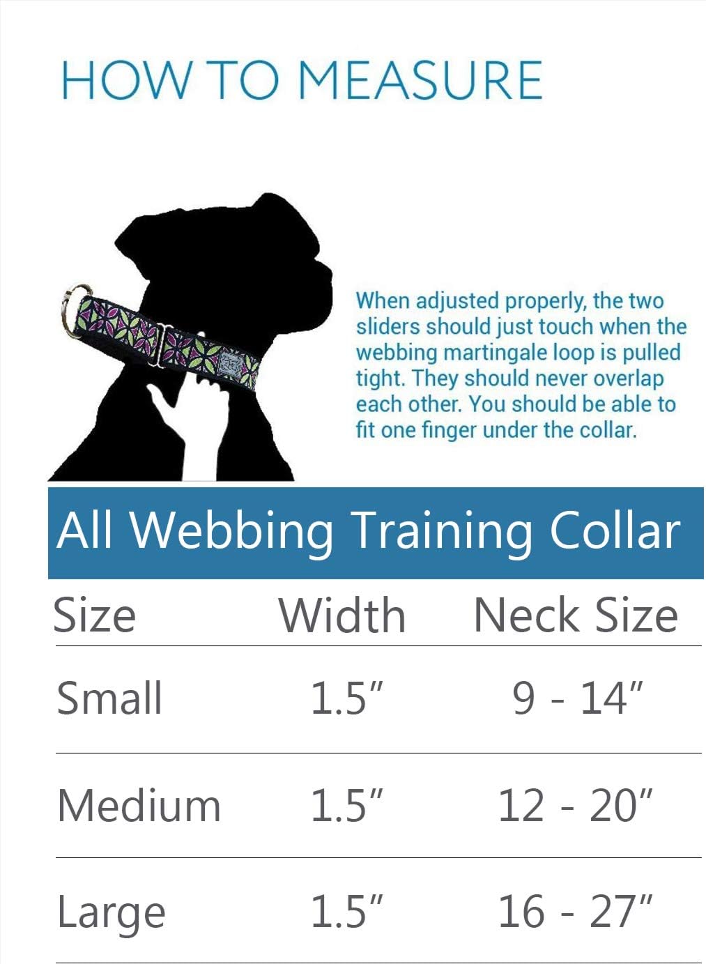 Reviews RC Pets 11/2" All bing Martingale Training Wide Dog Collar, Medium, Watermelon