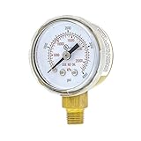 PIC Gauges 501D-UNO-158Q-C 0-4000 PSI, UL