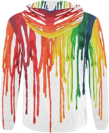 paint drip hoodie amazon