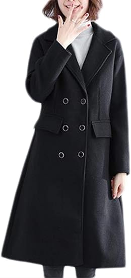 Amazon ミートン アウター チェスターコート レディース ラシャコート ロングコート カシミヤ 無地 秋冬 長袖 ゆったり 通勤 コート ジャケット 通販
