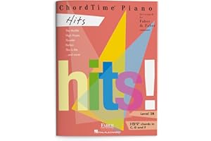 ChordTime Piano: Hits Level 2B | Beginner Piano Sheet Music Songbook for Students | Easy Chord-Based Arrangements of 10 Popul