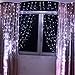 Neretva 300 LED Window Curtain String Light, Twinkle String Fairy Lights, 9.8x9.8ft, 8 Modes Linkable,LED String Lights for Christmas Party Wedding Patio Lawn Garden Decorative Lights (White)