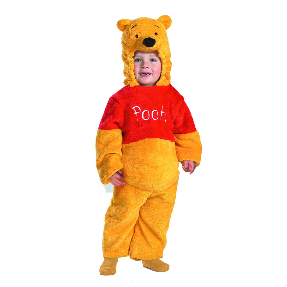 Photo 1 of Disguise Winnie The Pooh Deluxe Two-Sided Plush Jumpsuit Costume Size: 2T