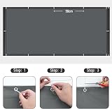 Cool Area Balcony Privacy Screen 90x600cm Anthracite PES Anti-Peeping Waterproof view 5