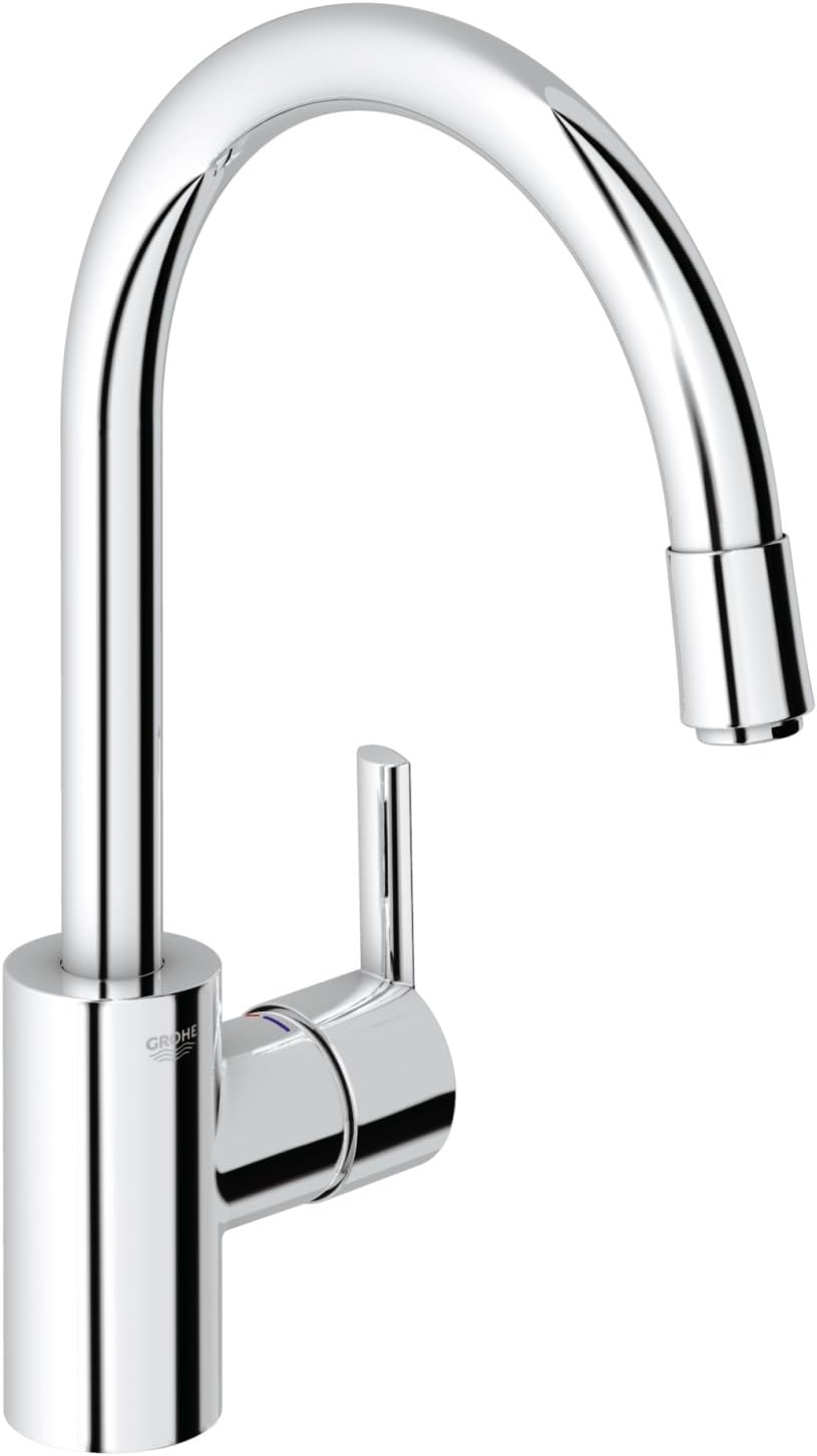 Grohe Feel - Grifo de Cocina de caño alto extraíble 1/2", acabado