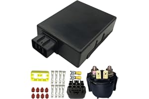 QINLANAP Ignition Module Replace Part No. 21119-1531 21119-1467 Compatible with Kawasaki Prairie 400 KVF400 1999-2002 with Start Splenoid Relay