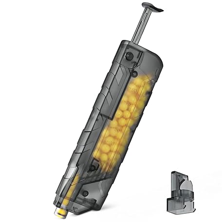 M4 Hand Crank BB Loader M4 Hand Crank Paintball BB Speed Loader - 6mm, 1000 Round Capacity, Fast Loading Magazine Paintball Speed Loader - View #9