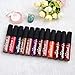 DONGXIUB Lip Gloss -12 Colors Set Waterproof Long Lasting Madly Matte Lip Gloss Liquid Lipstick Beauty Makeup Cosmetics