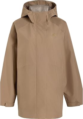 Damen Essentials Rain Parka Coat, black, M