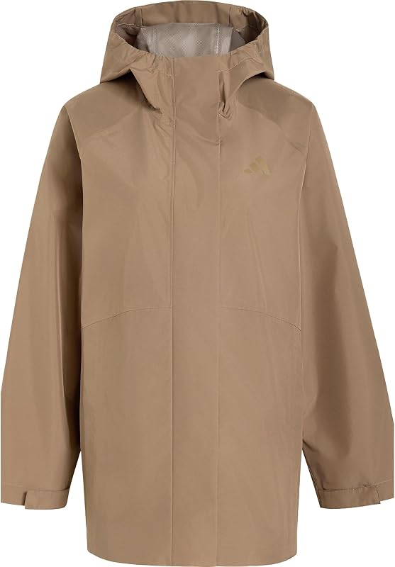 Damen Essentials Rain Parka Coat, black, M — Foto 1 von 4