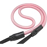 HITHUT Quick Release Camera Neck Strap Shoulder Strap Belt for Mirrorless Digital Cameras Climbing Rope with Quick Release QD Loops Connector with O-Ring Adjustable Length 30-53inch Pink