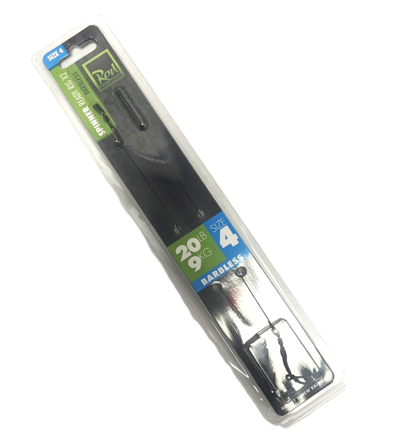 Spinner Ready Rigs - 2pcs - Size 4 Barbless Rod Hutchinson Fishing Tackle