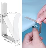 Paxcoo Tablecloth Clips 30 Pieces Stainless Steel Adjustable Holders view 4