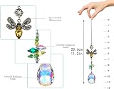 H&D HYALINE & DORA Bee Crystal Suncatcher Rainbow Prism 11.2in view 3